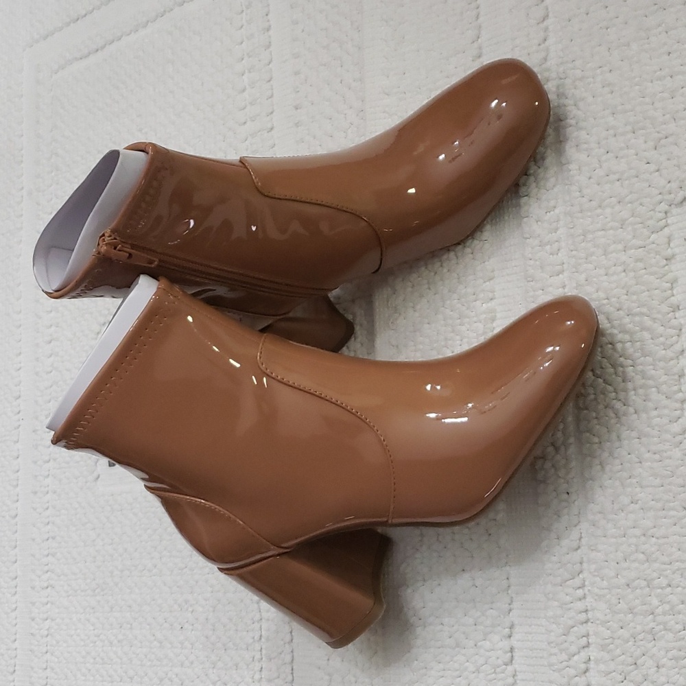 COPY - MADDEN NYC CARAMEL INSIDE ZIP BOOTIE